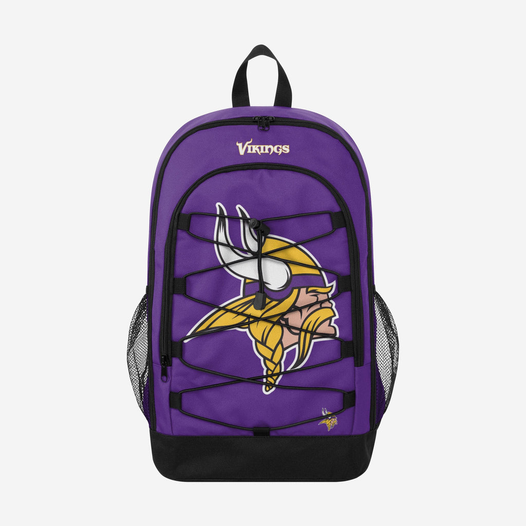 Minnesota Vikings Big Logo Bungee Backpack FOCO