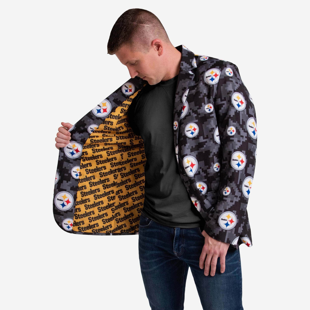 Pittsburgh Steelers Digital Camo Suit Jacket