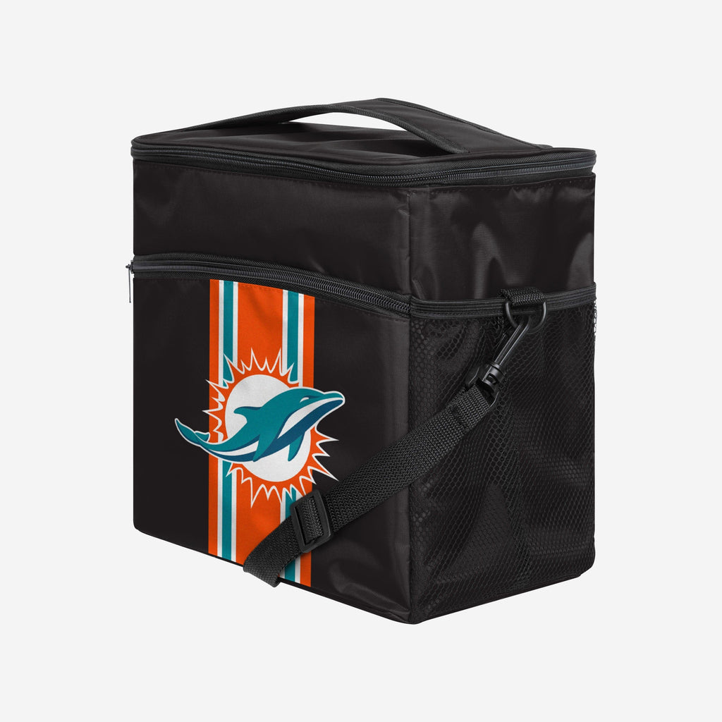 Miami Dolphins Team Stripe Tailgate 24 Pack Cooler FOCO