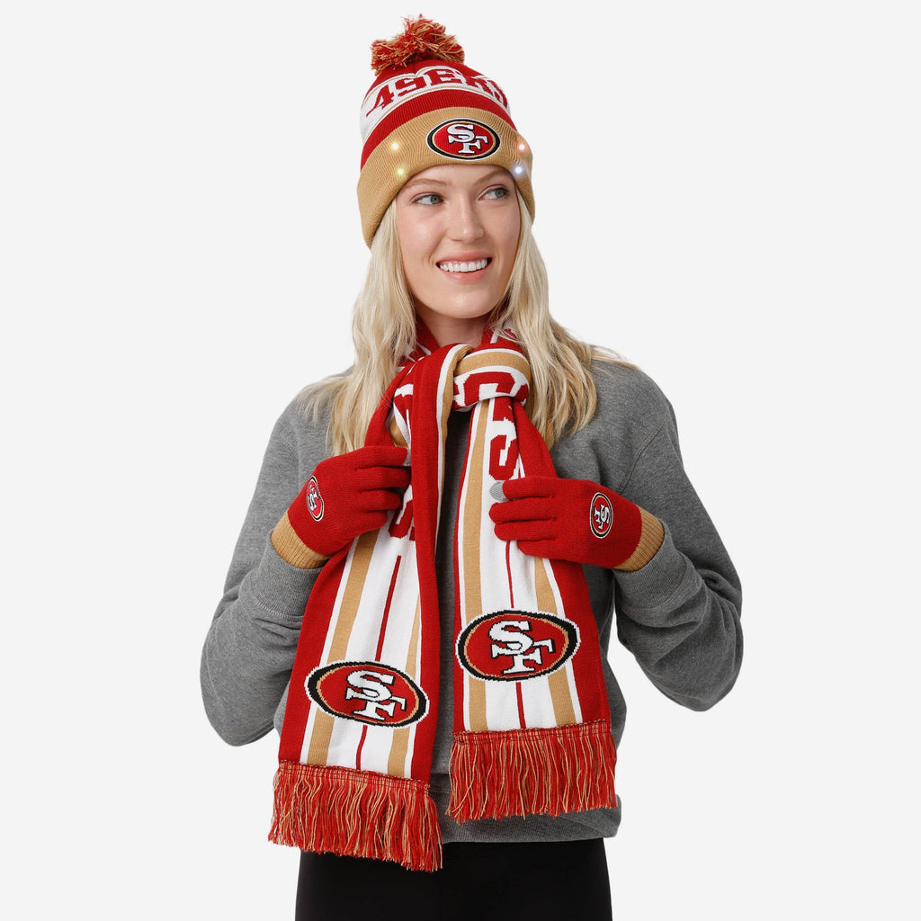 San Francisco 49ers Snow Stealer Light Up Beanie FOCO