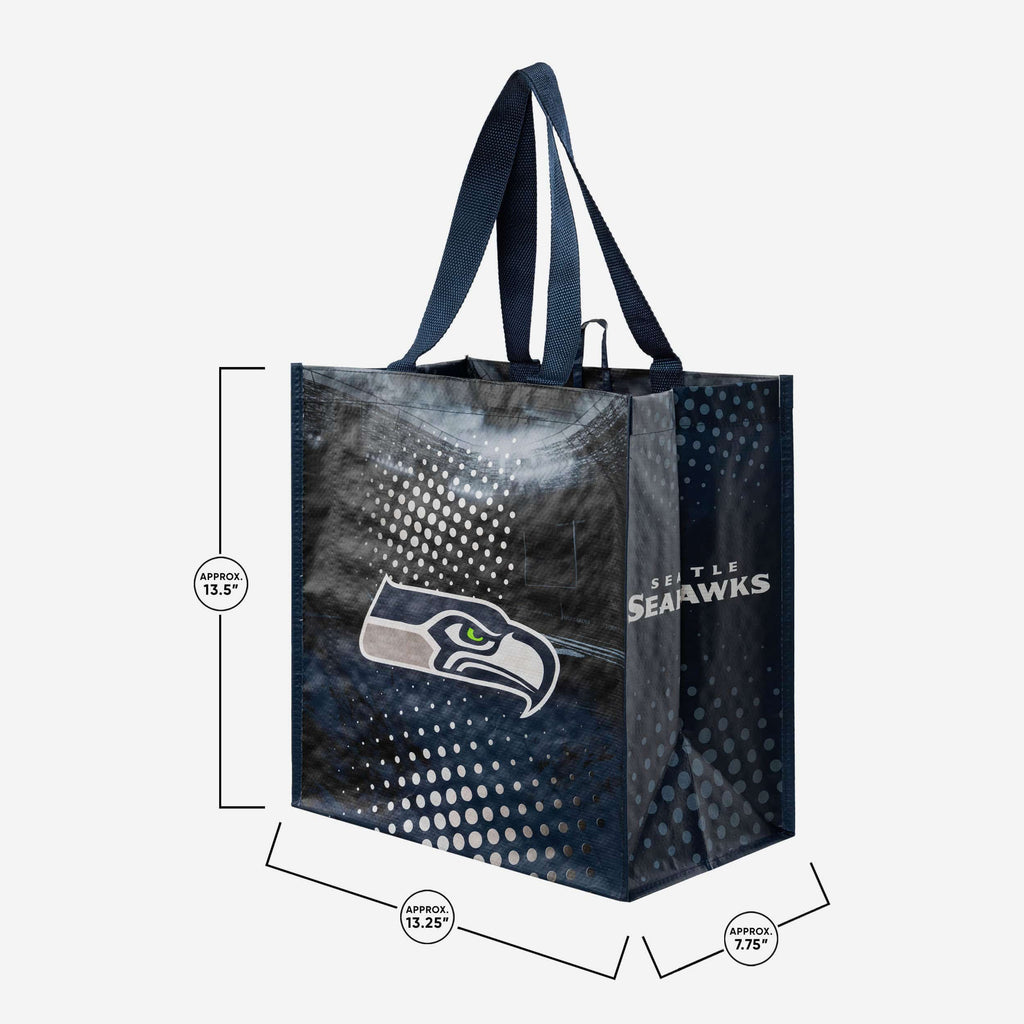 Seattle Seahawks 4 Pack Reusable Shopping Bags