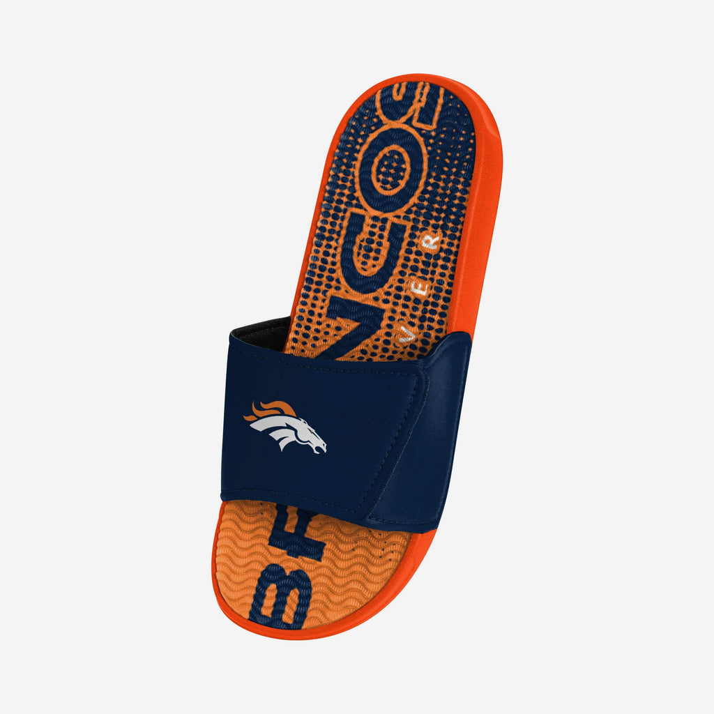 Youth FOCO Denver Broncos Gel Slide Sandals