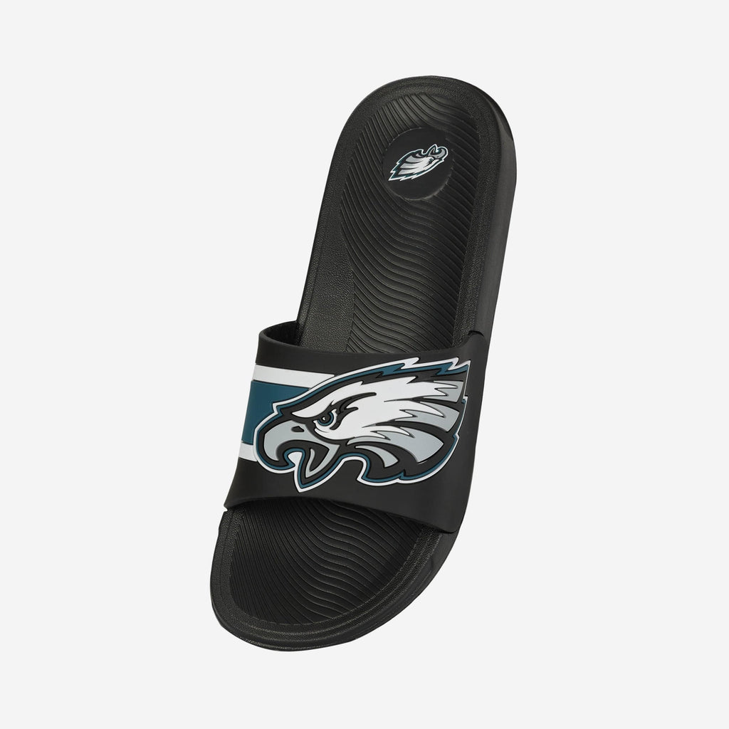 Philadelphia Eagles Striped Big Logo Raised Slide FOCO