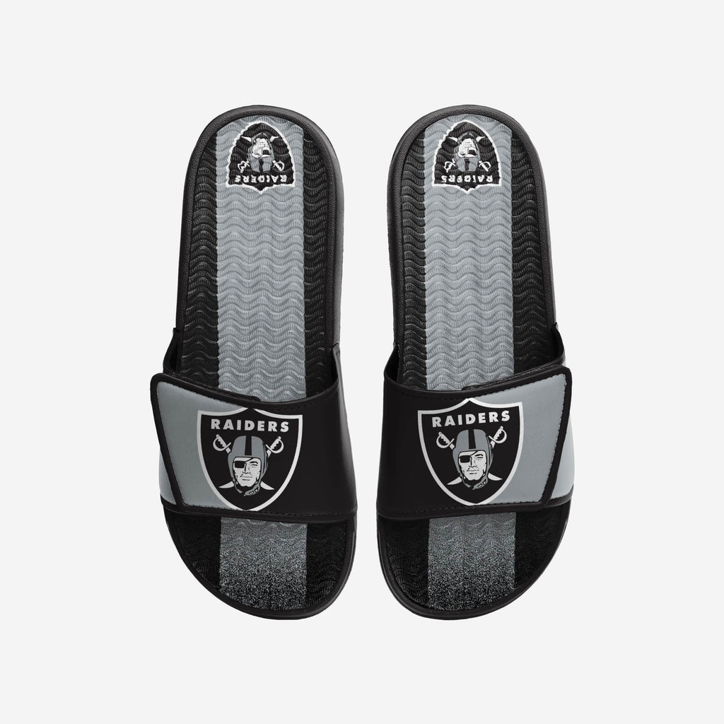 Las Vegas Raiders Team Stripe Gel Slide