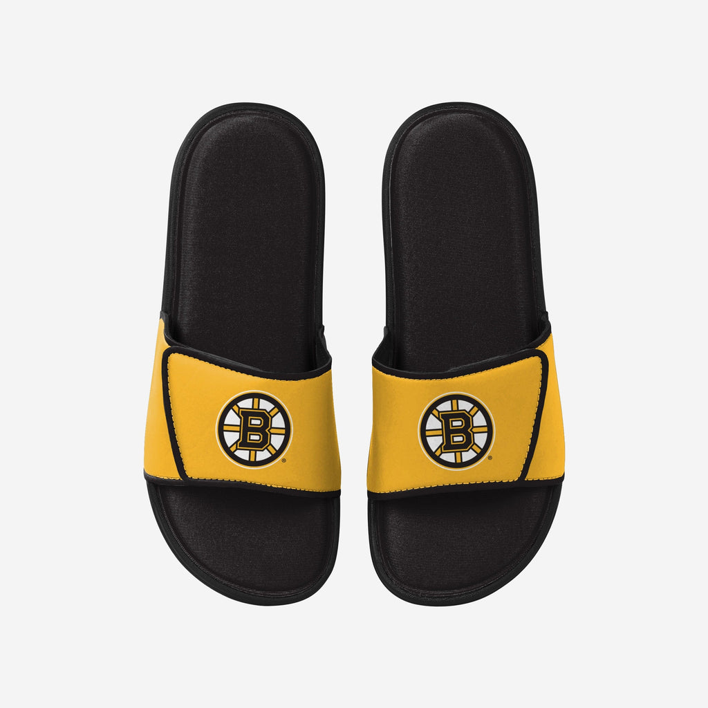  FOCO Boston Bruins NHL Mens Memory Foam Slide - S : Sports &  Outdoors