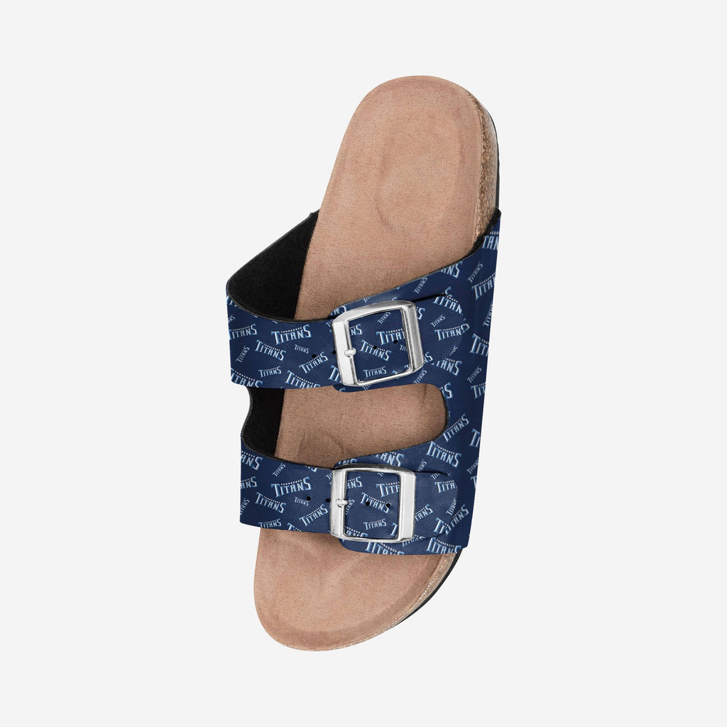 Tennessee Titans FOCO Logo Slide Sandals