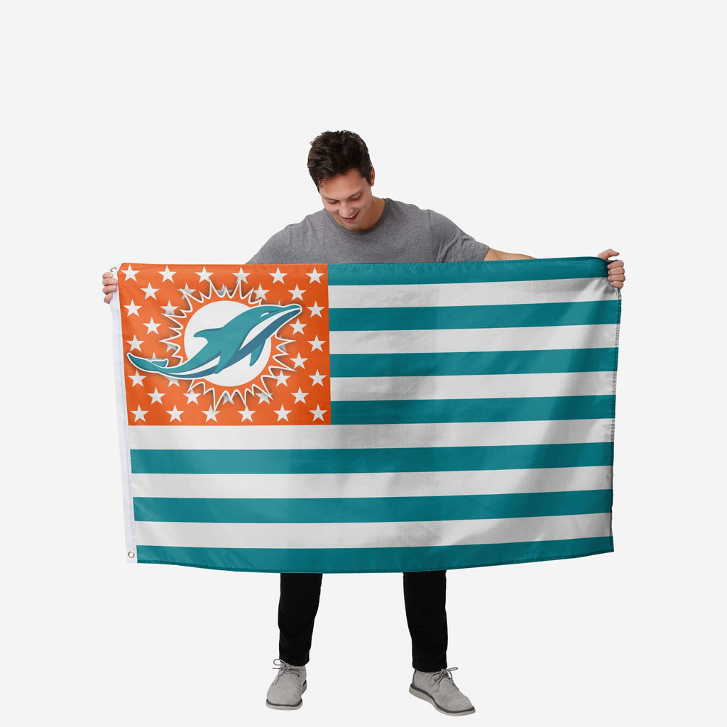 Miami Dolphins Americana Garden Flag FOCO