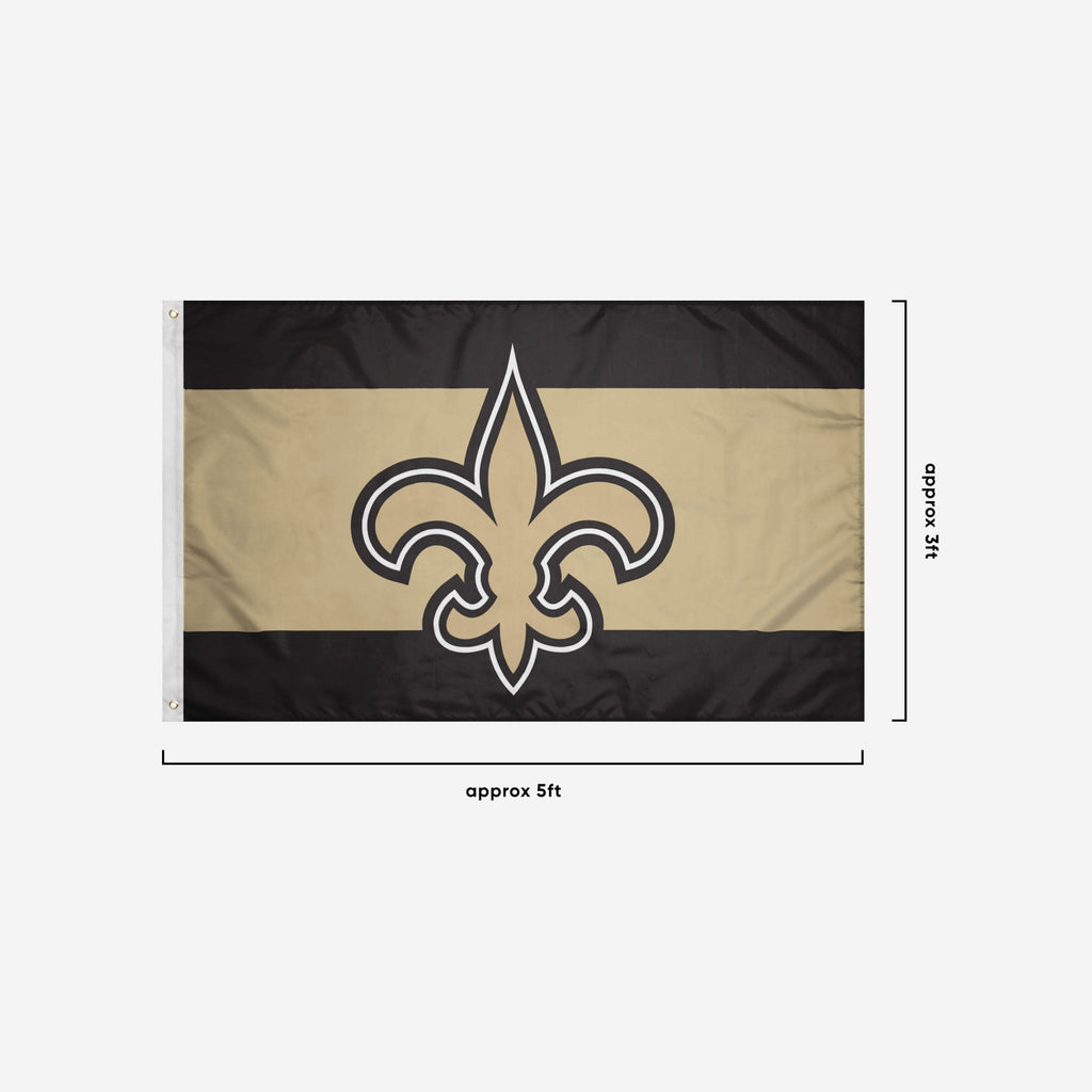 New Orleans Saints Large 3x5 Flag