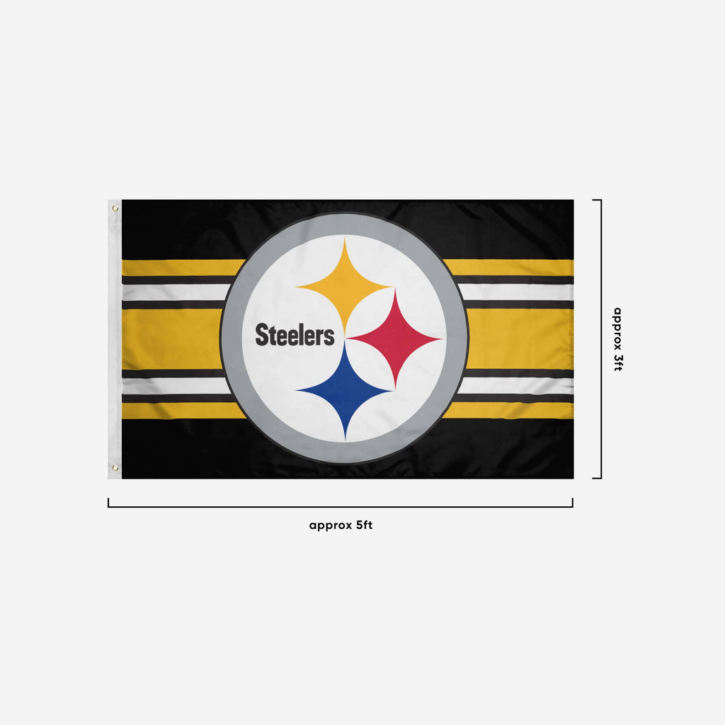 Big Pittsburgh Steelers Flag with Star and Stripes – Best Funny Store