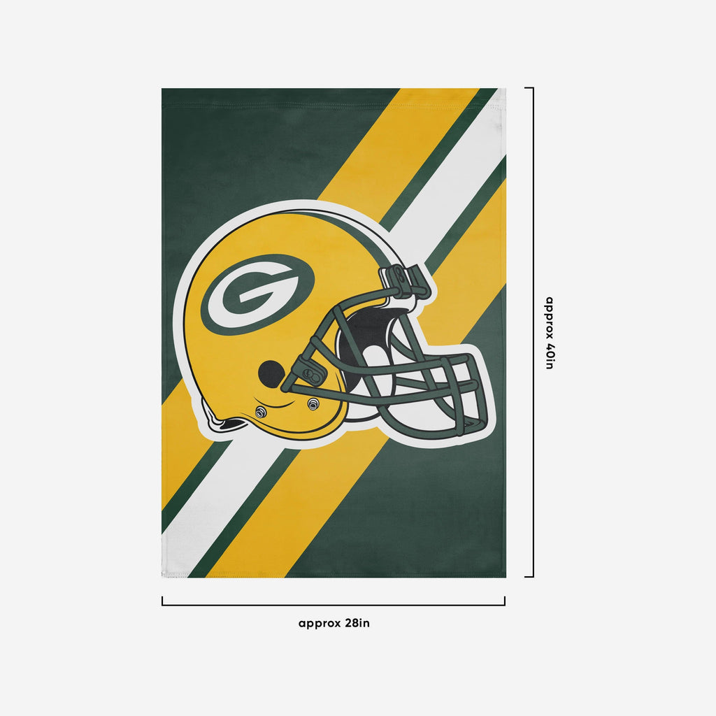 Green Bay Packers Helmet Vertical Flag FOCO