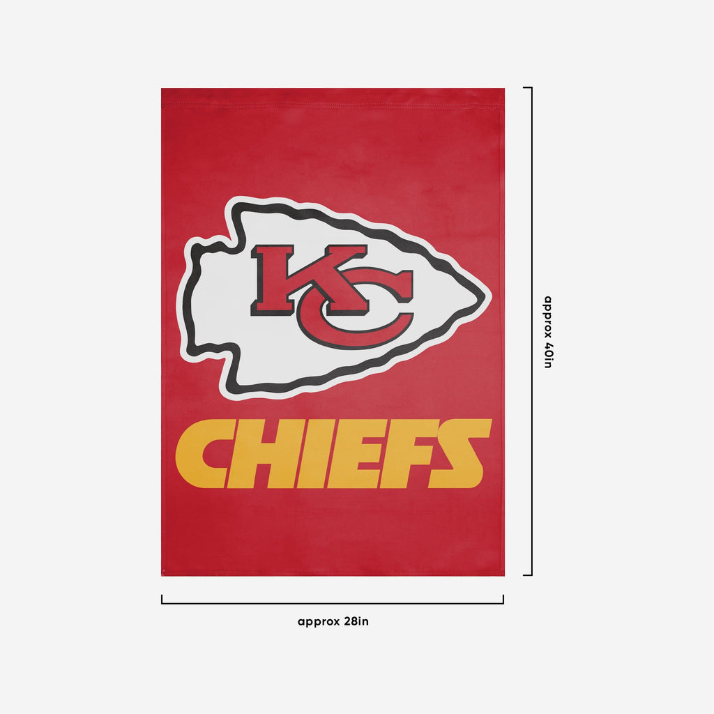 Kansas City Chiefs Solid Vertical Flag FOCO