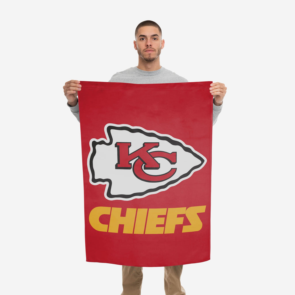 Kansas City Chiefs NFL Solid Vertical Flag