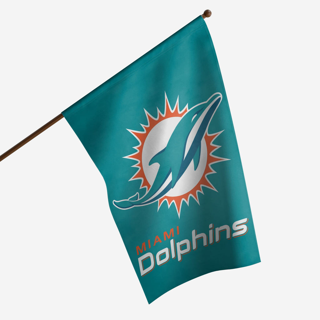 Miami Dolphins Large Logo Double Sided Garden Banner Flag