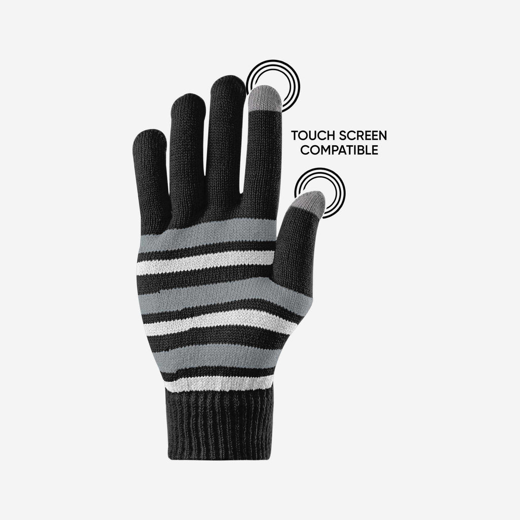 Las Vegas Raiders Stripe Finger Stretch Glove