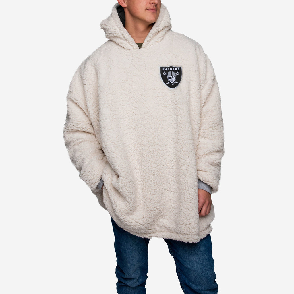 Raiders cheap reversible hoodie