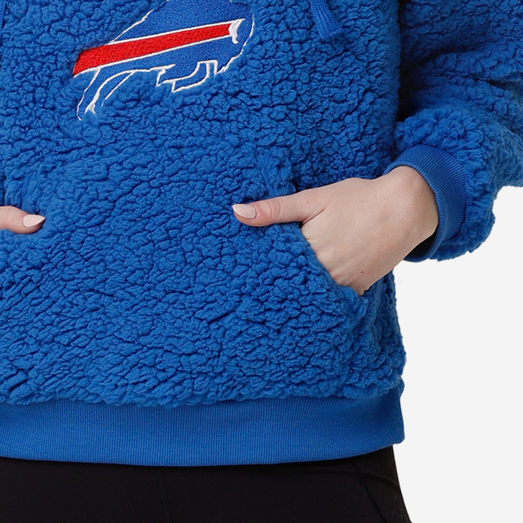 Buffalo Bills Sherpa Soft Zip Up Jacket FOCO