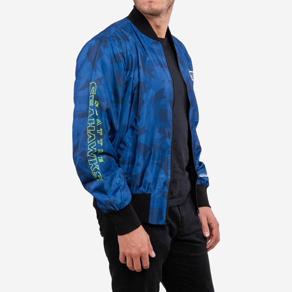 Seattle Seahawks Camo Bomber Jacket