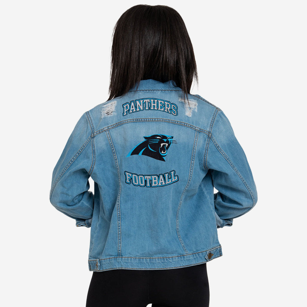 Carolina Panthers Womens Denim Days Jacket FOCO