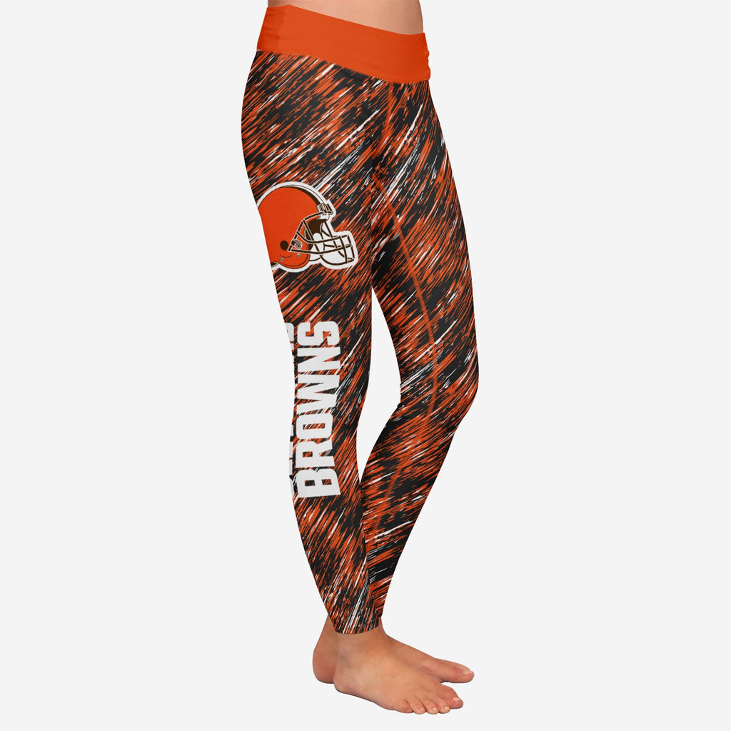 Chicago Bears NFL Static Rain Leggings Woman Size Small Blue/Orange Yoga  Pants