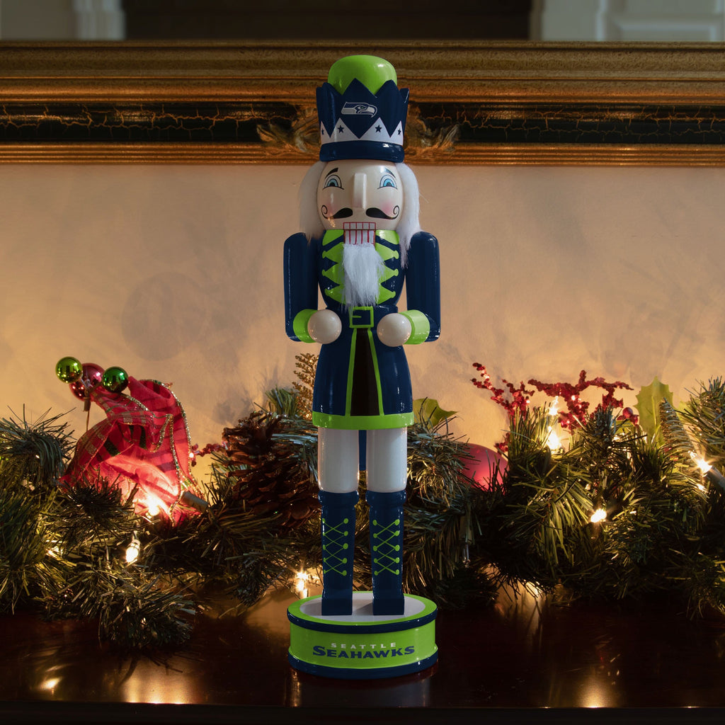 Seattle Seahawks Light Up Nutcracker FOCO