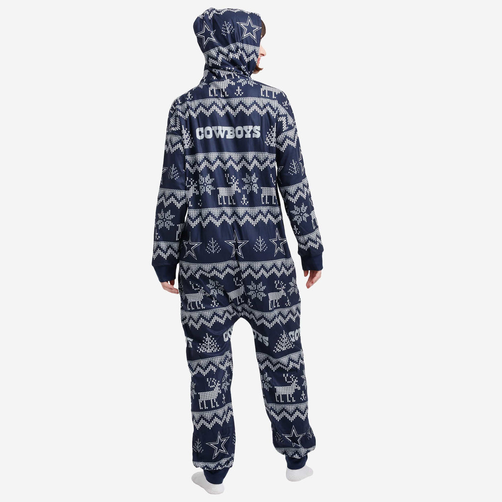 Dallas Cowboys Holiday One Piece Pajamas FOCO