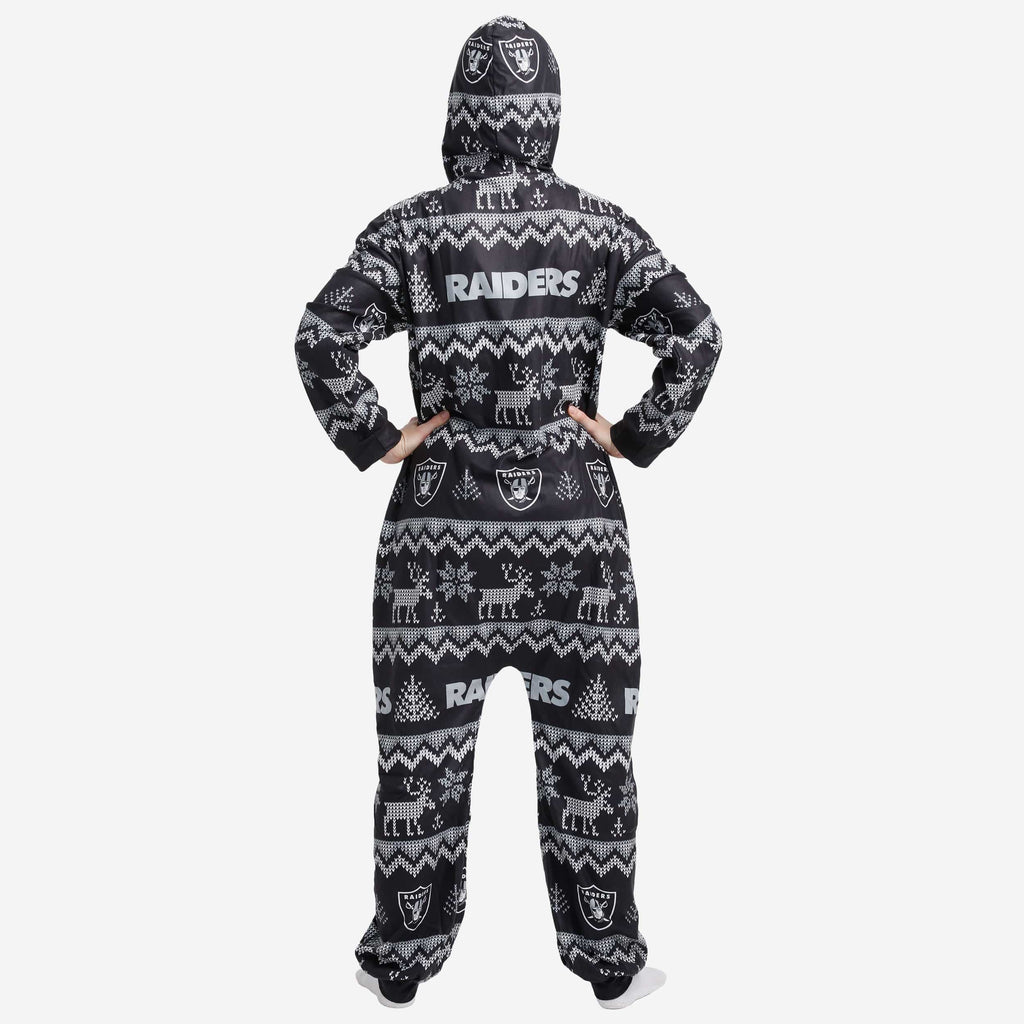 FOCO Las Vegas Raiders Wordmark Ugly Pajama Set At Nordstrom in Metallic  for Men