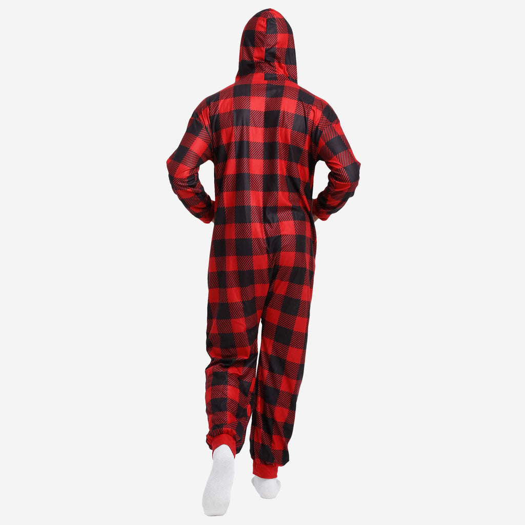 Foco Dallas cowboys NFL Plaid One Piece Pajamas - M