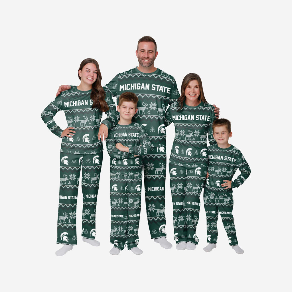 Green Bay Packers FOCO Women's Holiday Ugly Pajama Set - Green