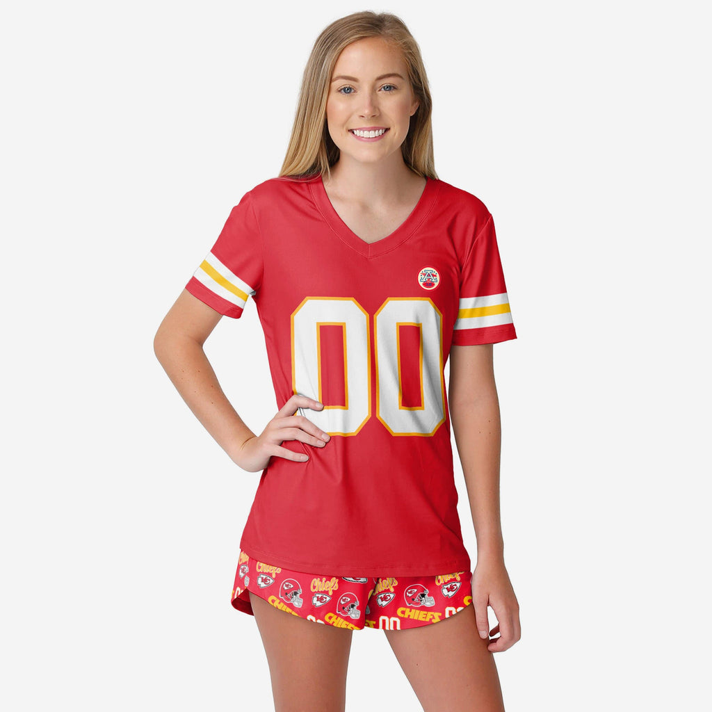 FOCO Kansas City Chiefs NFL Womens Gameday Ready Lounge Shirt