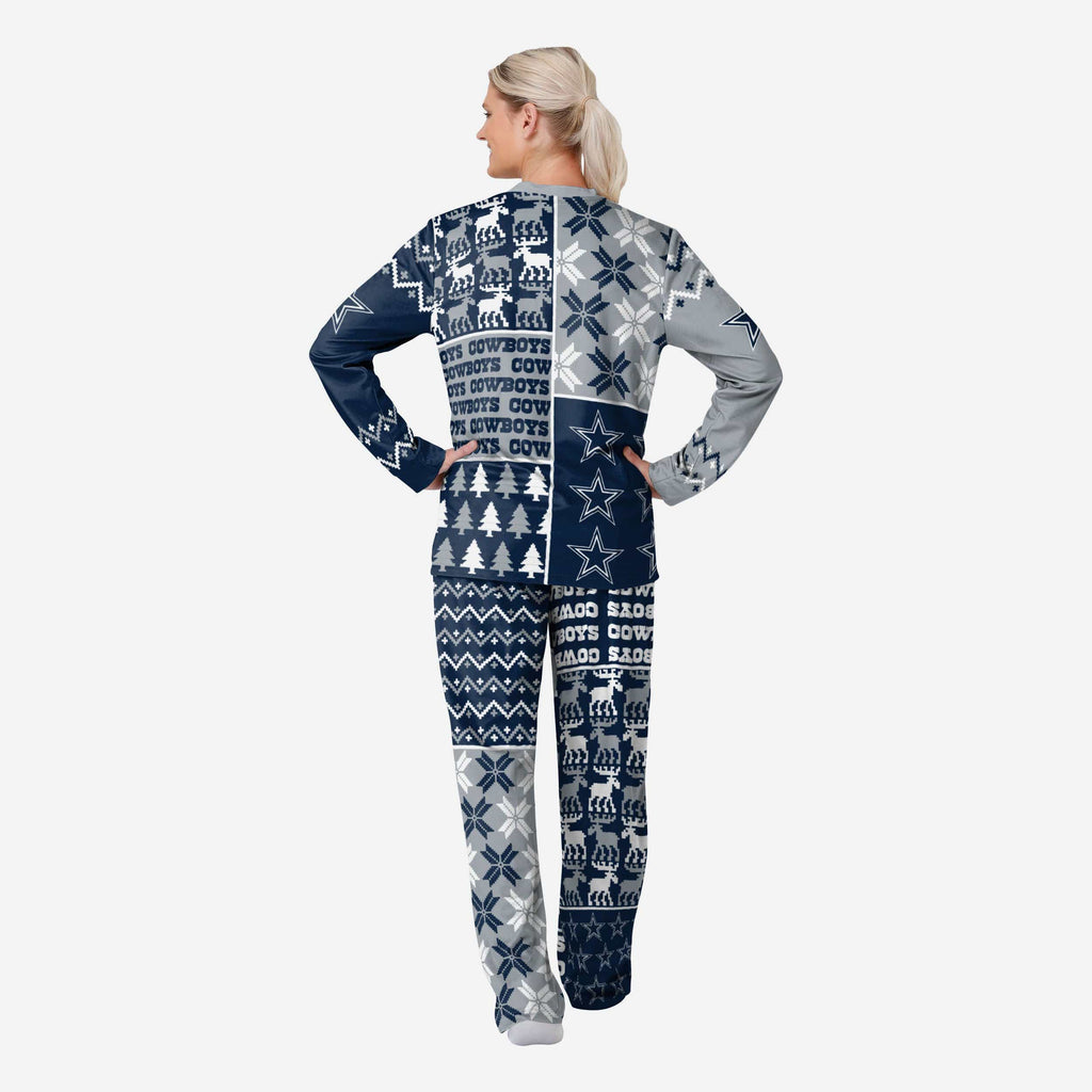 Dallas Cowboys Holiday One Piece Pajamas FOCO