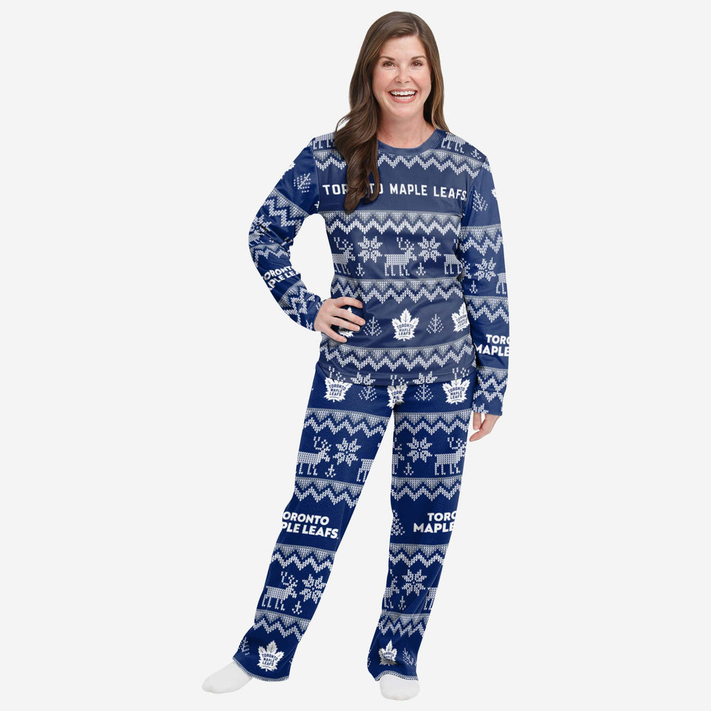 Buffalo Bills Youth Logo Allover Print Long Sleeve T-Shirt & Pants Holiday  Pajamas Sleep Set 