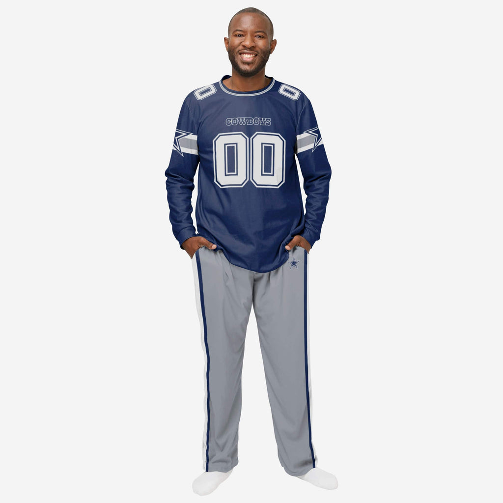 : FOCO NFL Denver Broncos Men's Pajama Shirt and Pants Lounge Set  : Sports & Outdoors