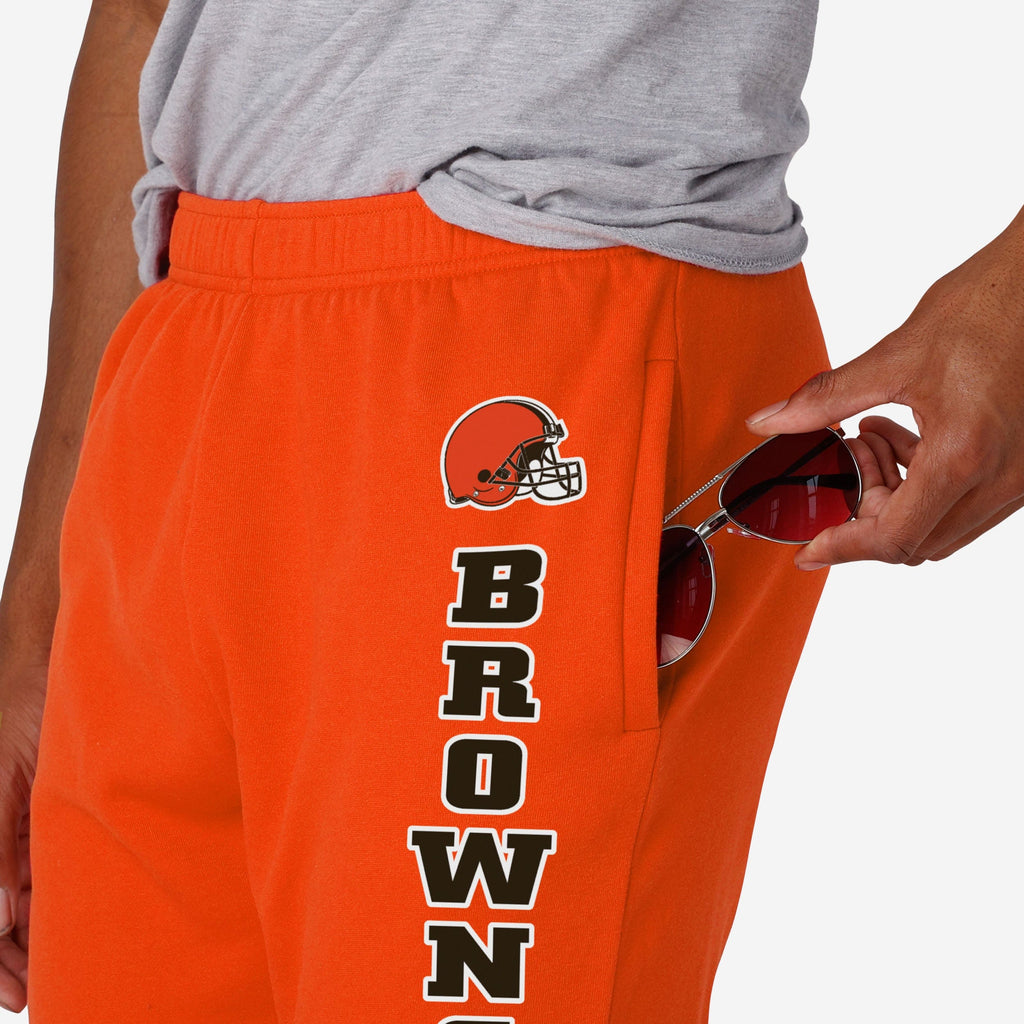 FOCO Cleveland Browns Team Color Sweatpants, Mens Size: 2XL