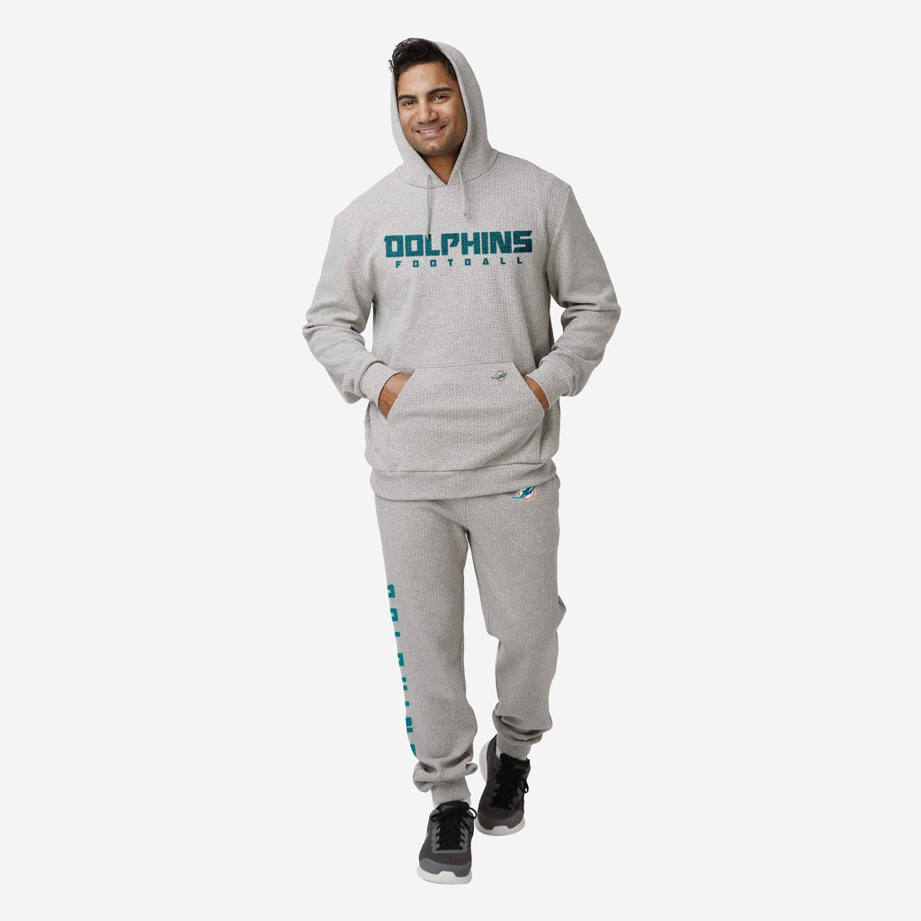 FOCO Miami Dolphins NFL Mens Gray Woven Joggers