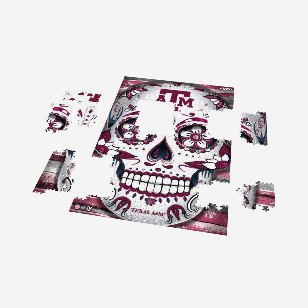 Texas A&M Aggies 12'' Sugar Skull Sign