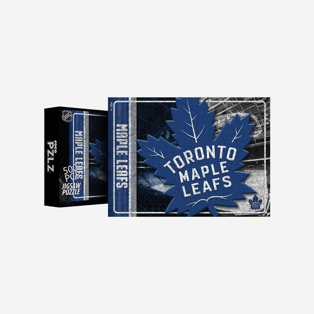 Toronto Maple Leafs Big Logo 500 Piece Jigsaw Puzzle PZLZ