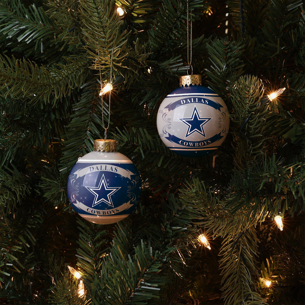 NFL Dallas Cowboys Personalized Photo Ornament - 2 Sided Matte