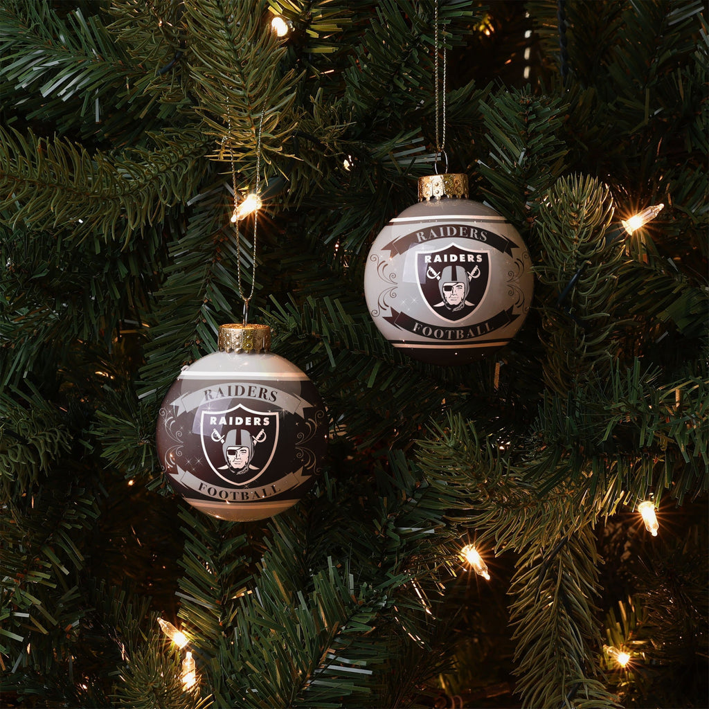Las Vegas Raiders Holiday Decorations, Ornaments, Raiders Seasonal Decor