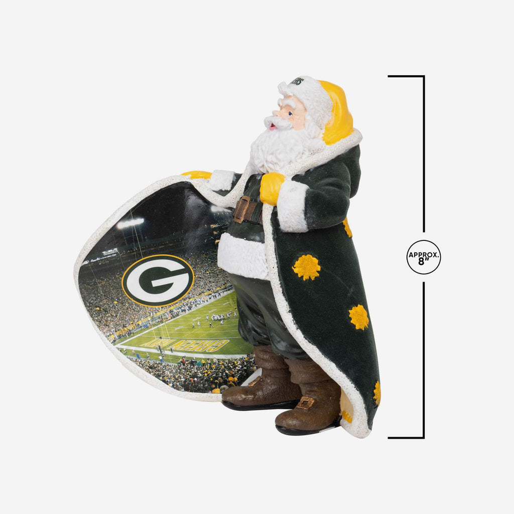 Green Bay Packers NFL Plush snowflake santa hat foco