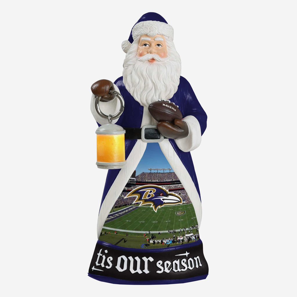 BALTIMORE RAVENS Christmas Photo Picture SANTA Claus Holiday 