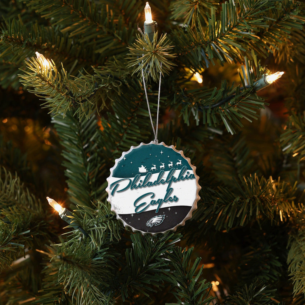 Philadelphia Eagles Tree With Hat Ornament