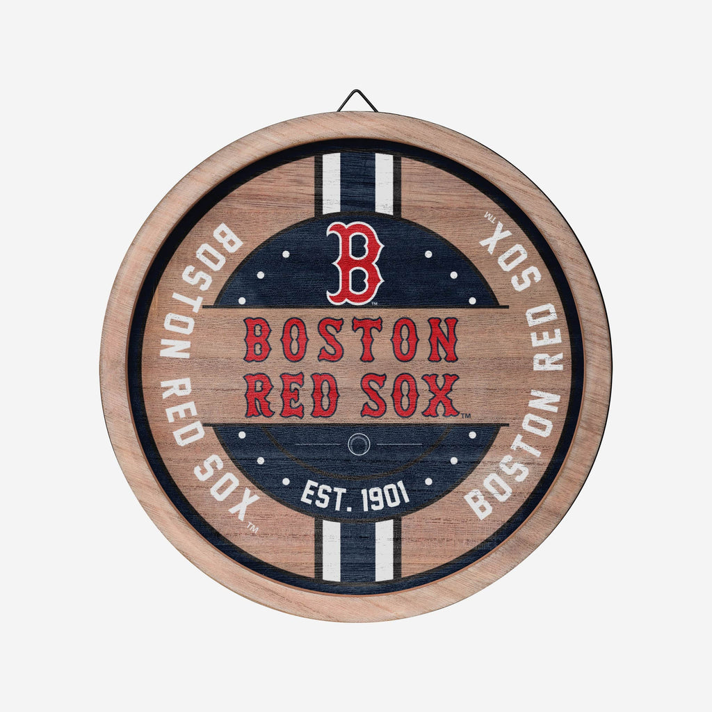 Boston Red Sox Wooden Barrel Sign Foco