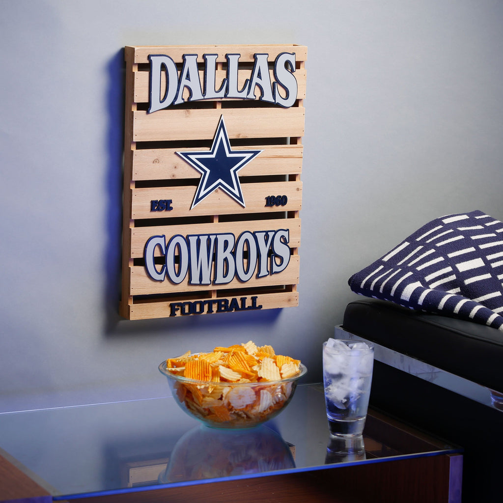 Shop Dallas Cowboys Wooden Cooler