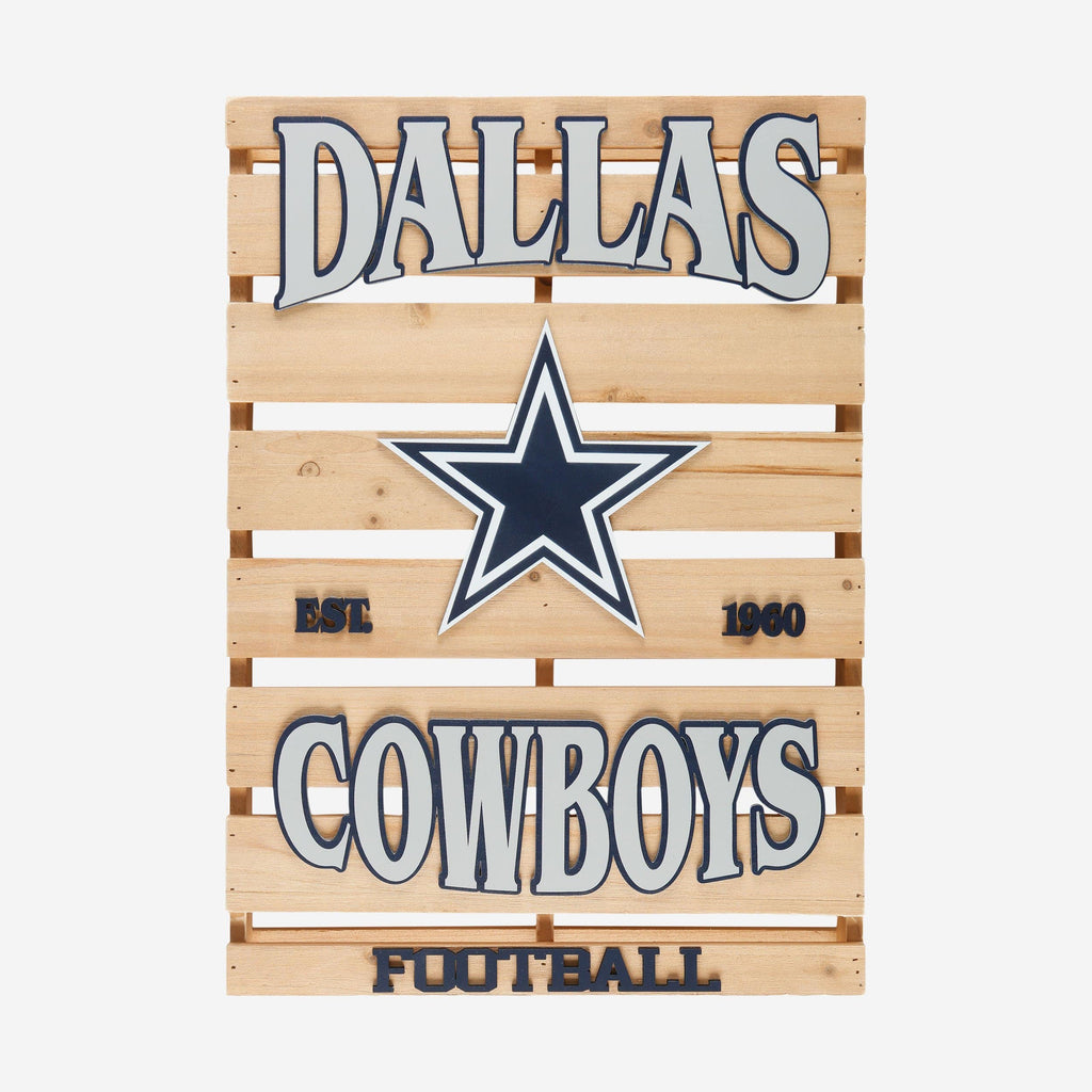 Dallas Cowboys Wood Pallet Sign FOCO