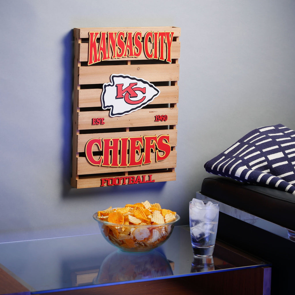 : FOCO Kansas City Chiefs NFL Keg Tap Sign : Sports & Outdoors