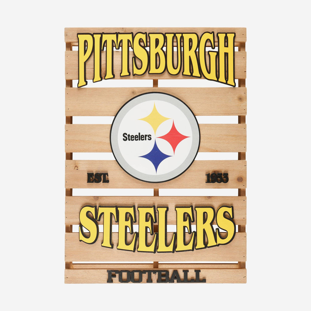 Pittsburgh Steelers Wood Logo