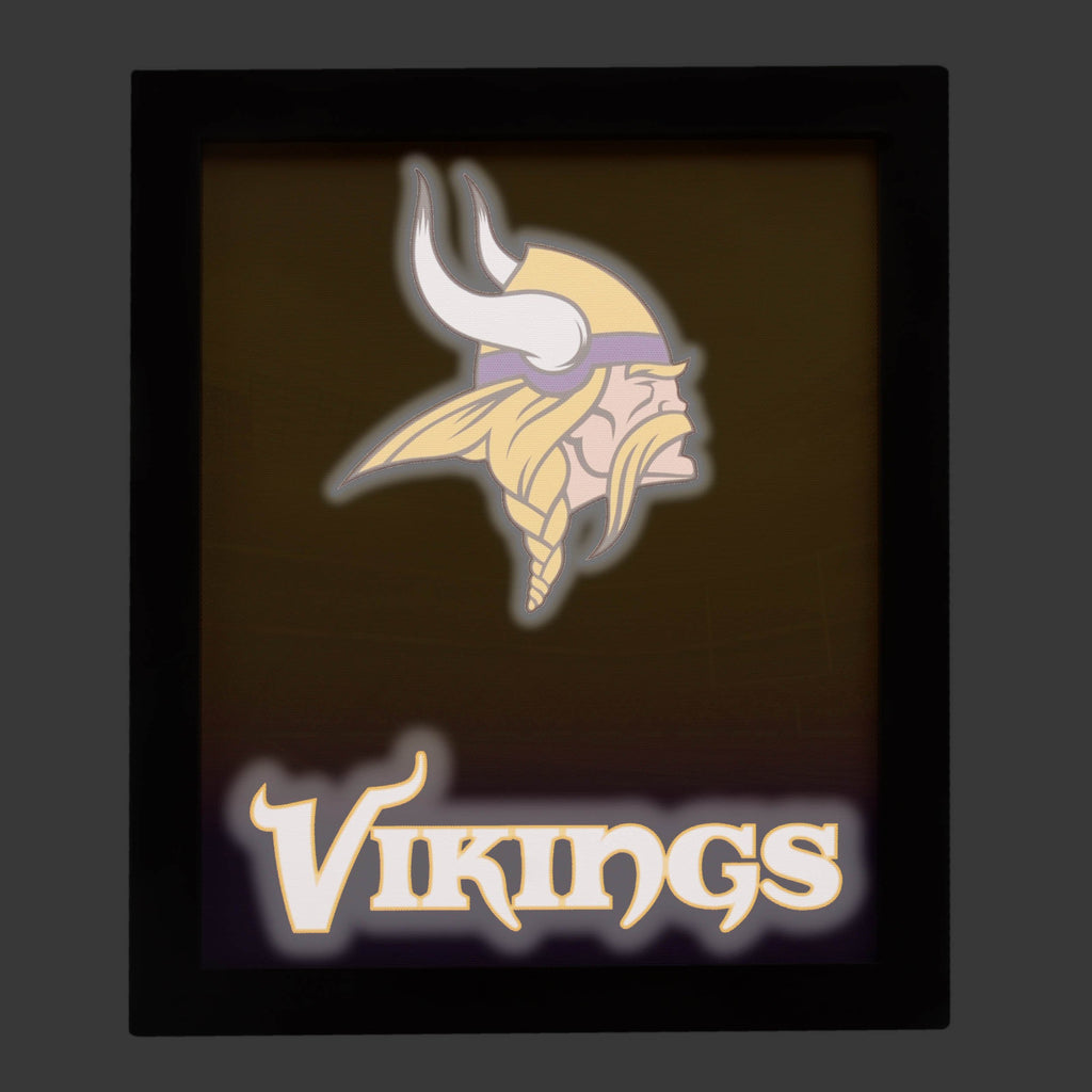 Minnesota Vikings 14 x 22 Neolite LED Rectangle Wall Sign