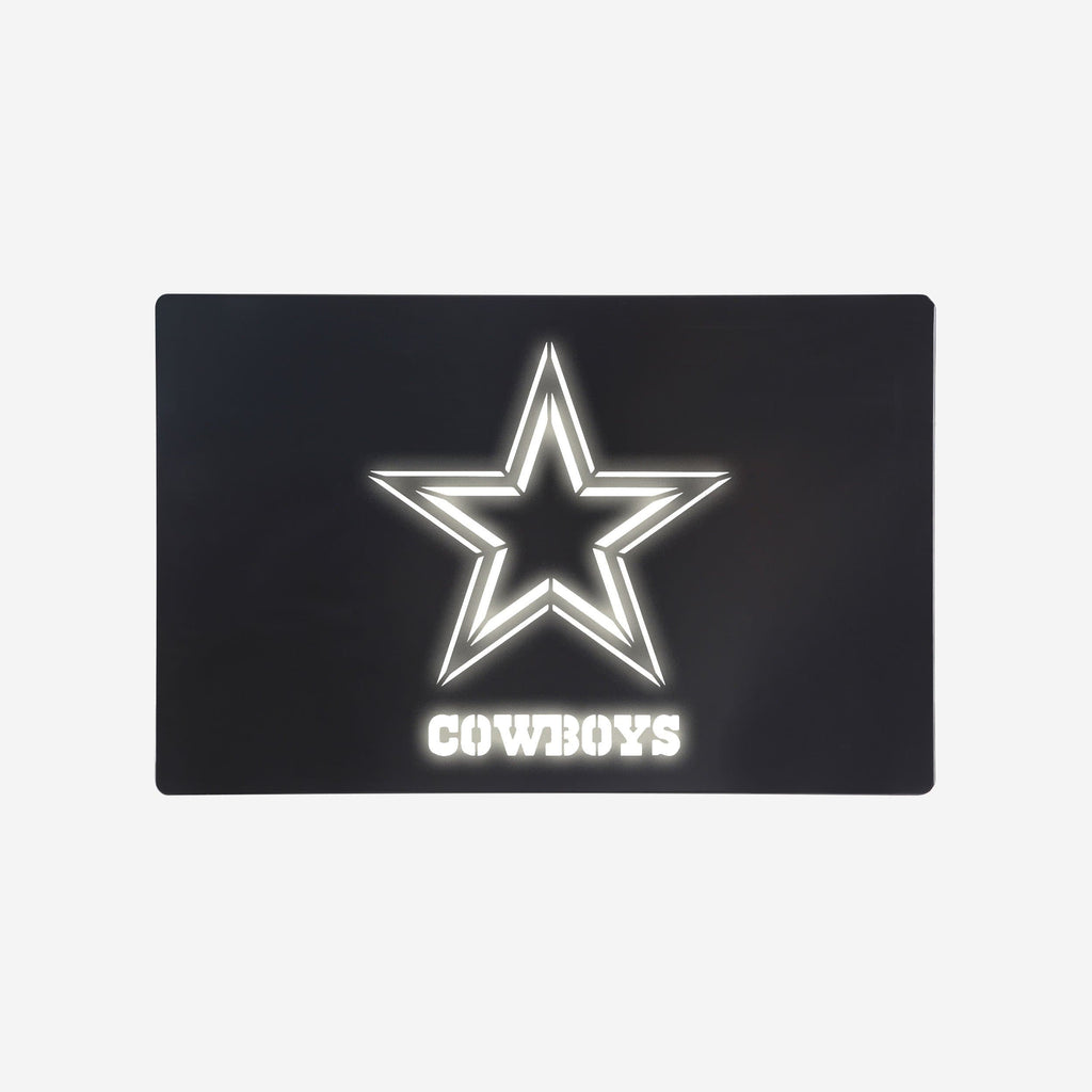 Dallas Cowboys Chrome on Black Hitch Cover - No Size 