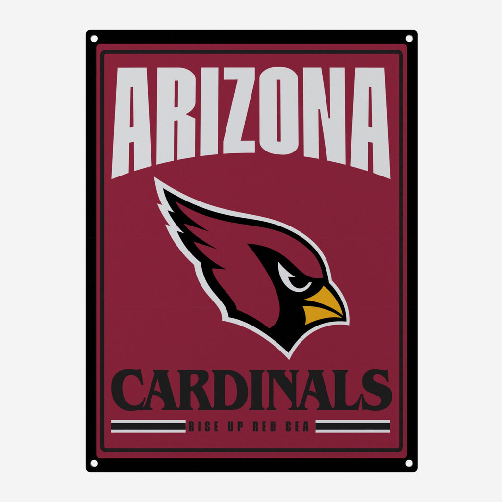 Arizona Cardinals Metal Tacker Wall Sign FOCO