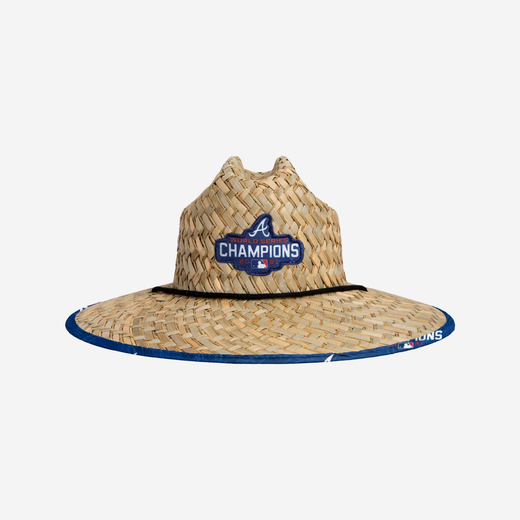 Atlanta Braves 2021 World Series Champions Straw Hat FOCO